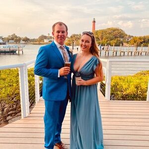 Lulu's Blue Maxi Dress for Formal Events